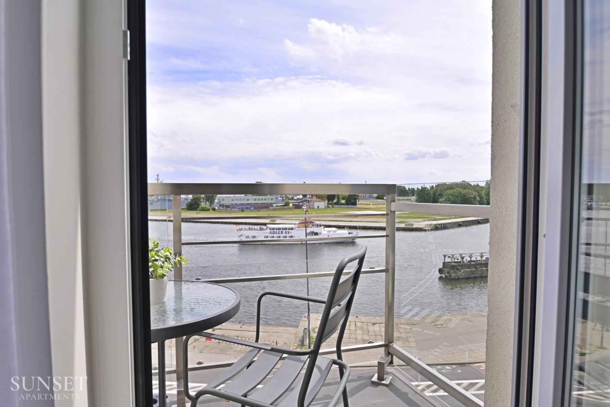 Sunset Apartments - Villa Concha - Parking - Widok Na Port! Świnoujście  Eksteriør billede