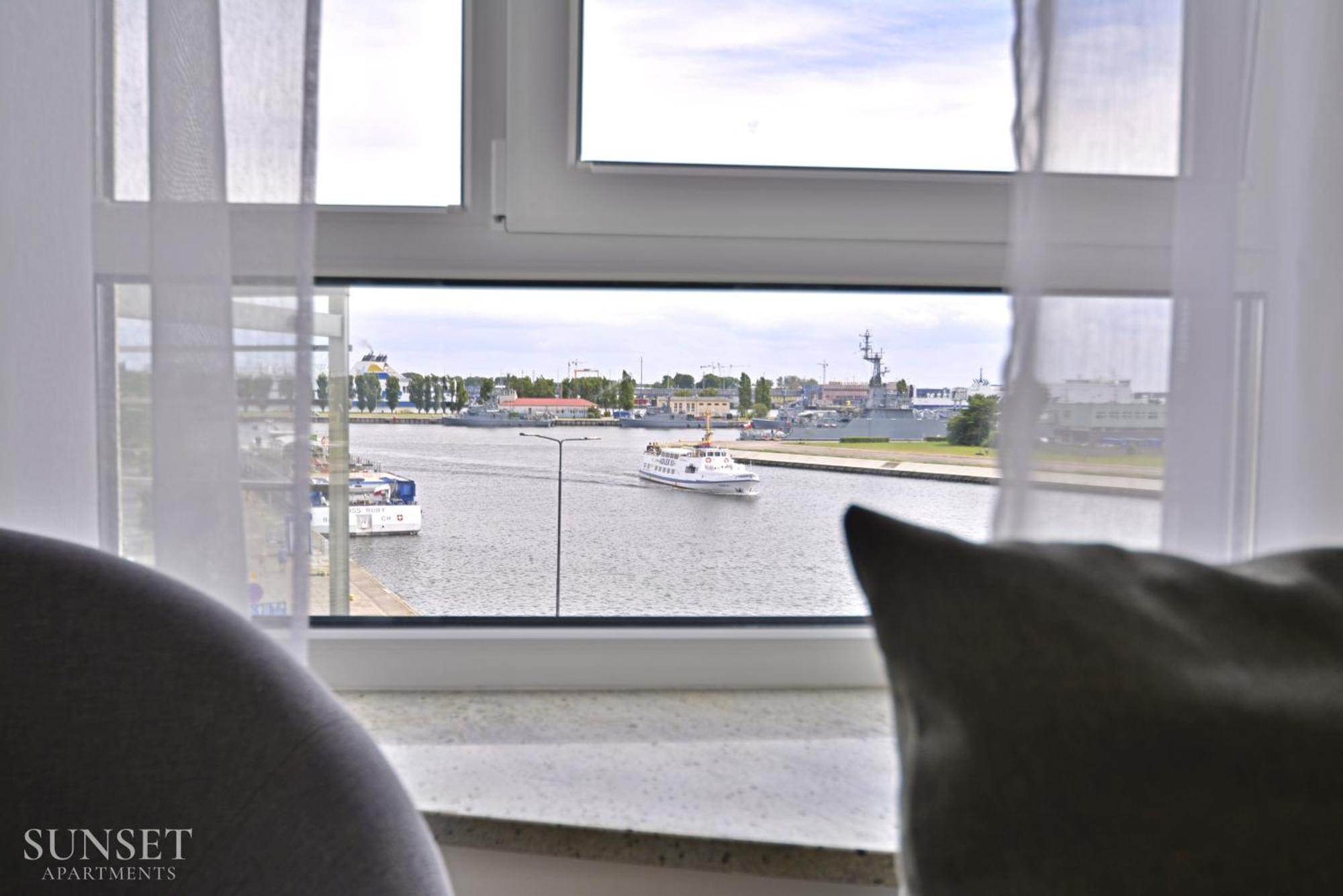Sunset Apartments - Villa Concha - Parking - Widok Na Port! Świnoujście  Eksteriør billede